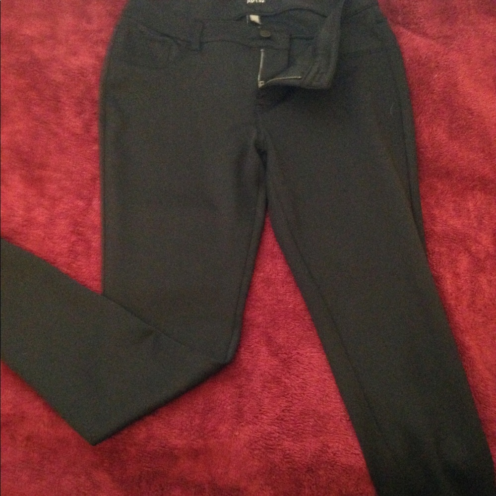 Black stretch pants